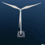 Wind Turbine in the Ocean